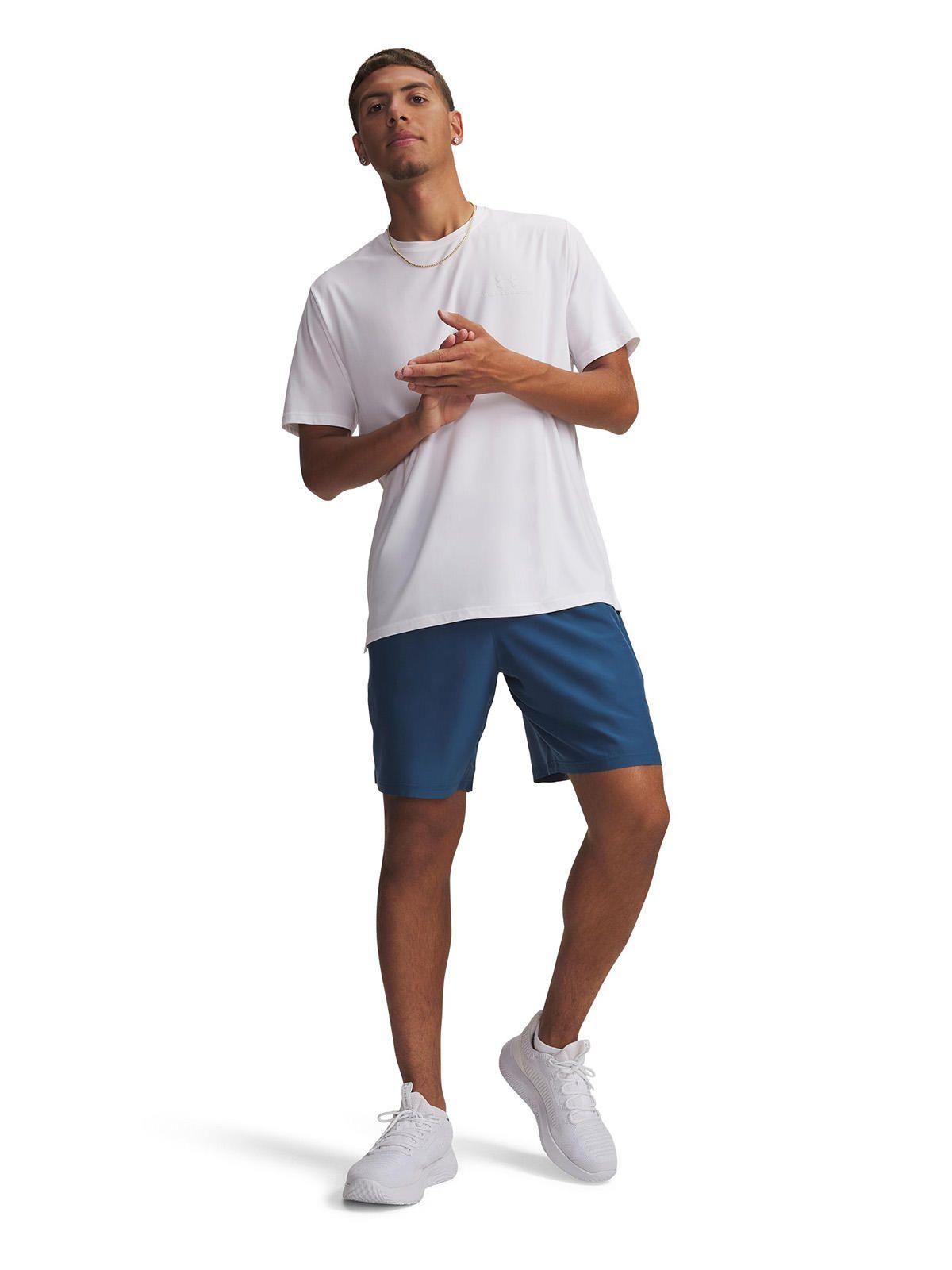 Short Hombre Tech Woven Wordmark Azul-3