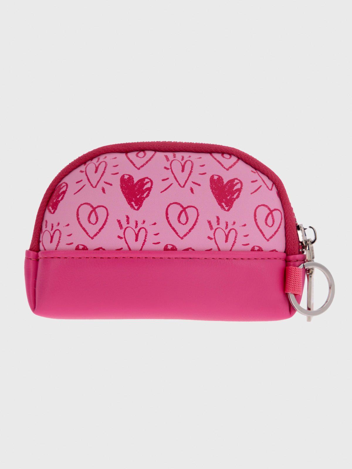 Monedero Mujer Hearts Pouch Rosado-1