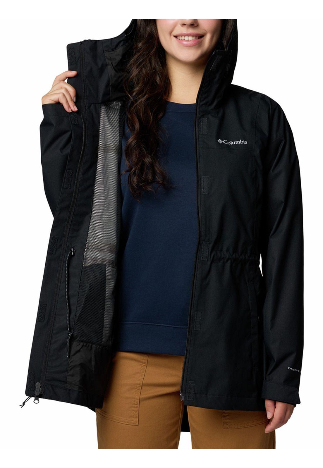 Cortaviento Impermeable Mujer Hikebound II Negro-4