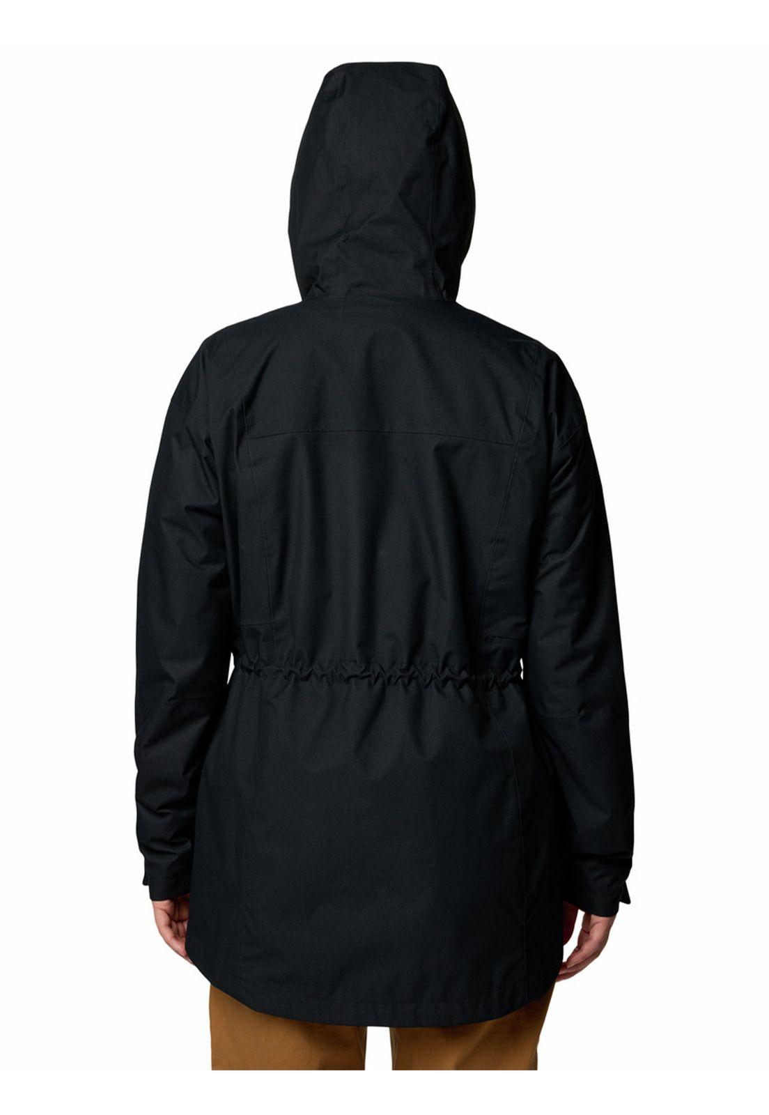 Cortaviento Impermeable Mujer Hikebound II Negro-6
