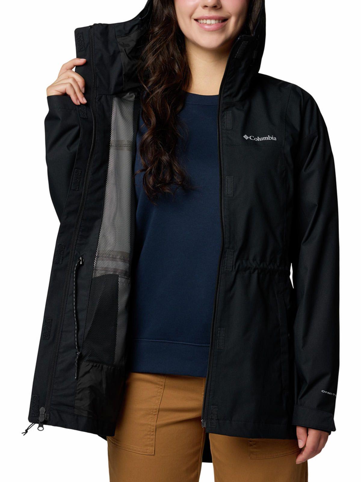 Cortaviento Impermeable Mujer Hikebound II Negro-4