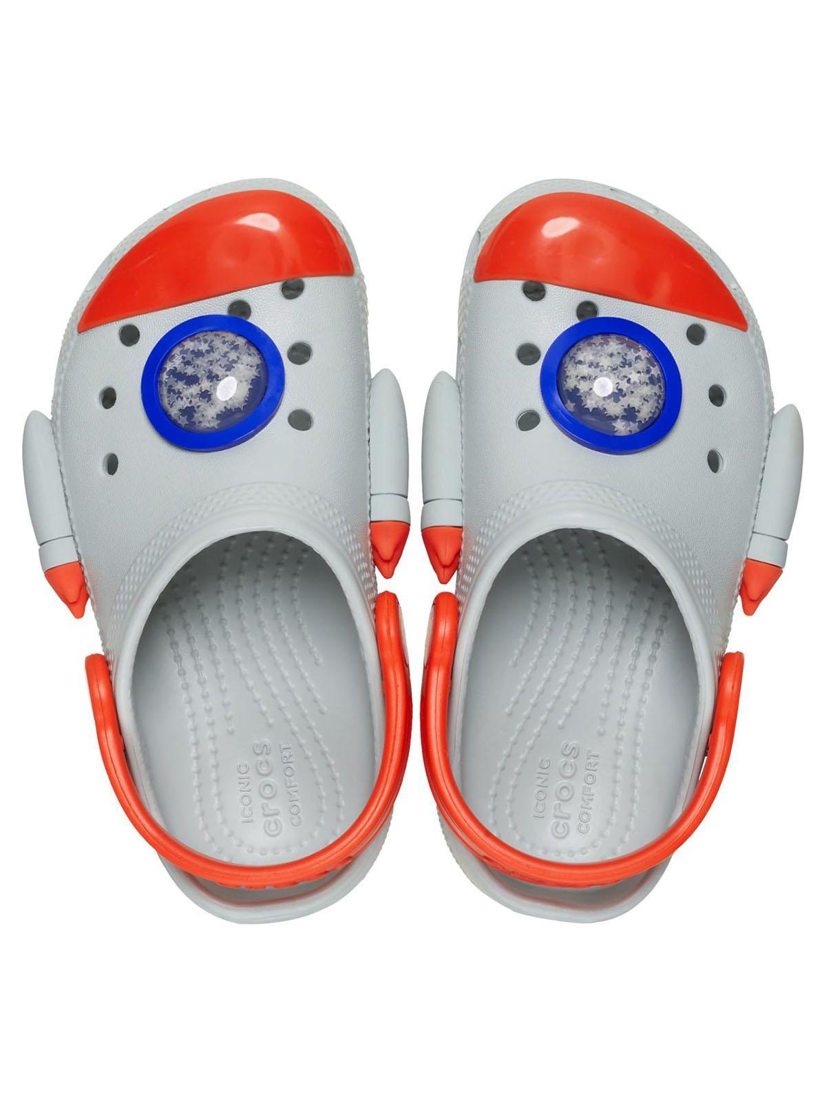 Zueco Crocs Niño Rocket Ship Clog T Gris-4
