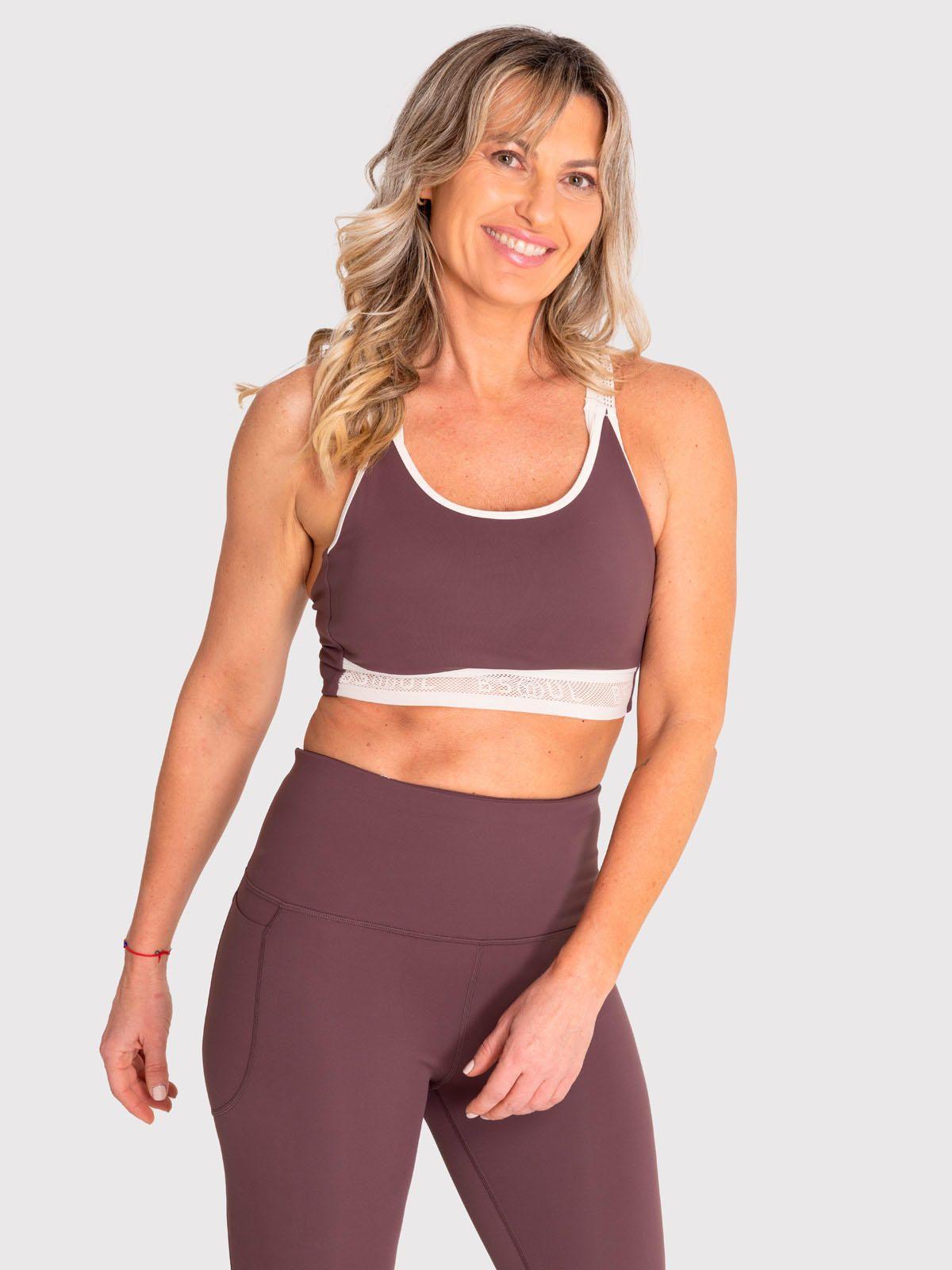 Peto deportivo Mujer Aura Café-2