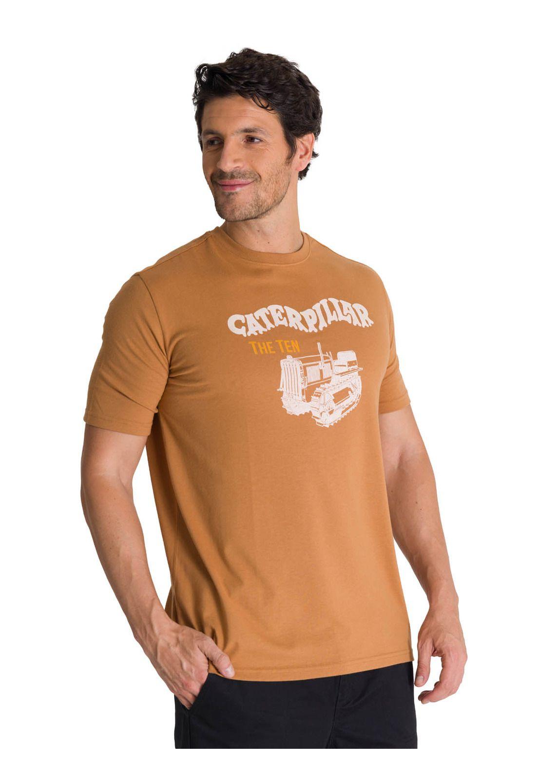 Polera Manga Corta Hombre Heritage The Ten Café-0