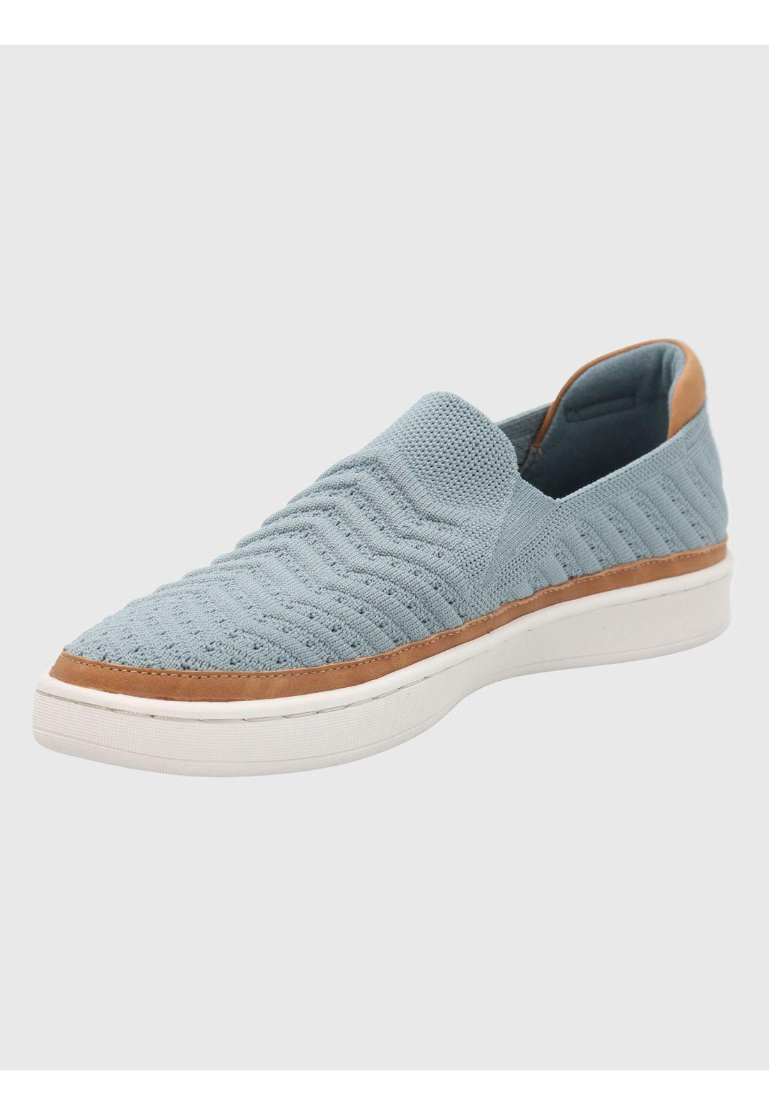 Zapatilla Celeste Mujer Trento -3