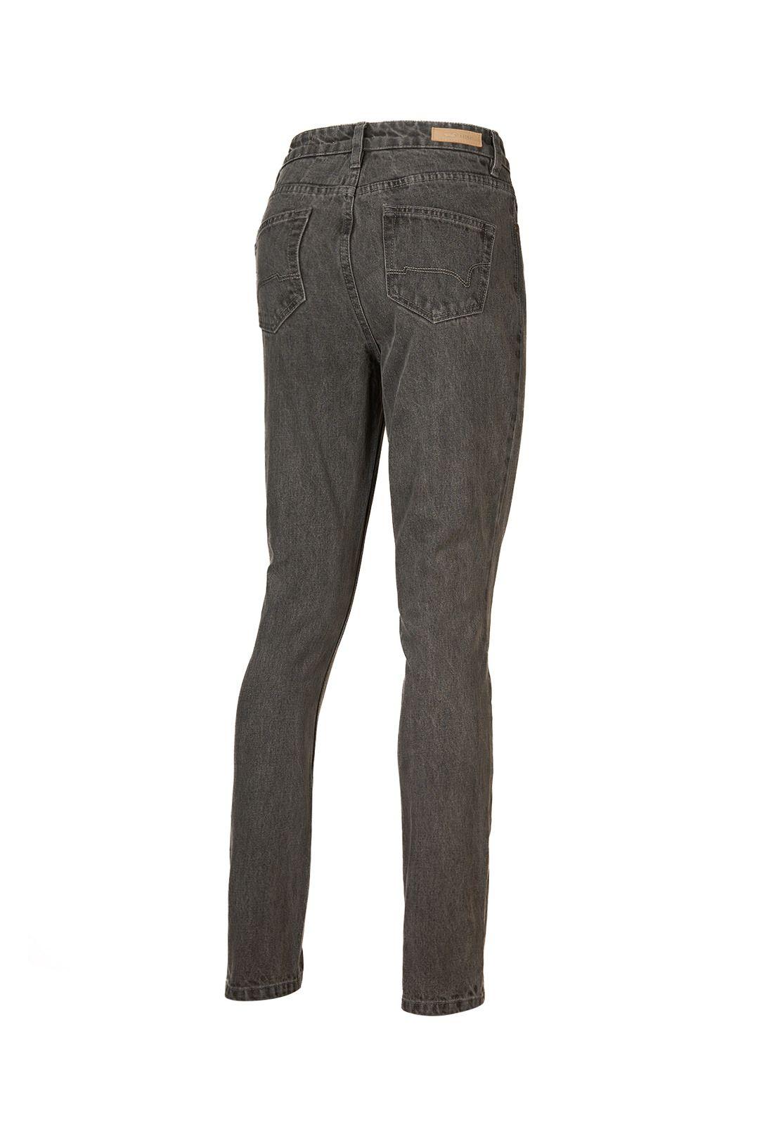Jeans Algodón Orgánico Mujer Macao Gris-1