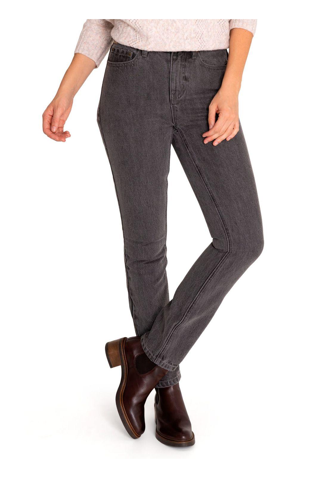 Jeans Algodón Orgánico Mujer Macao Gris-4