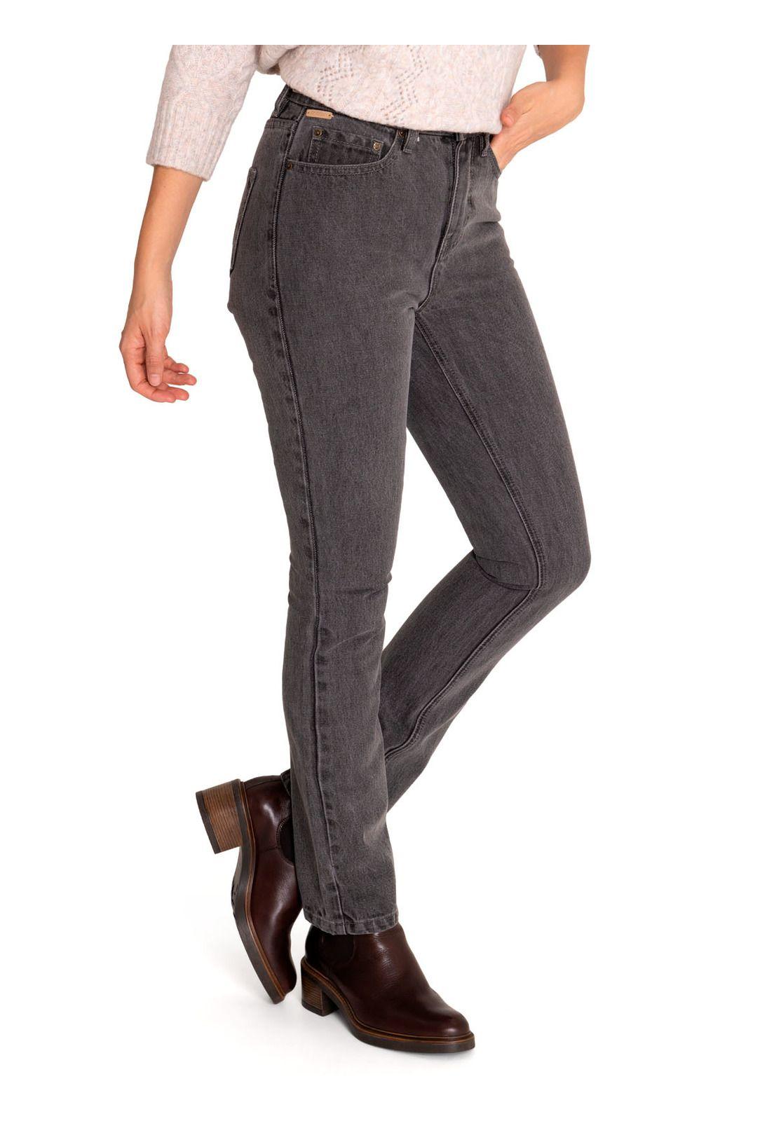 Jeans Algodón Orgánico Mujer Macao Gris-5