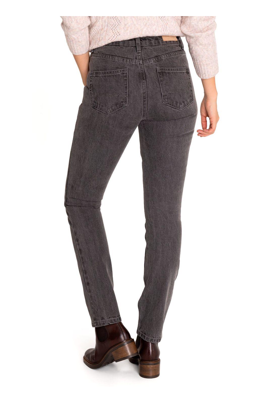 Jeans Algodón Orgánico Mujer Macao Gris-6