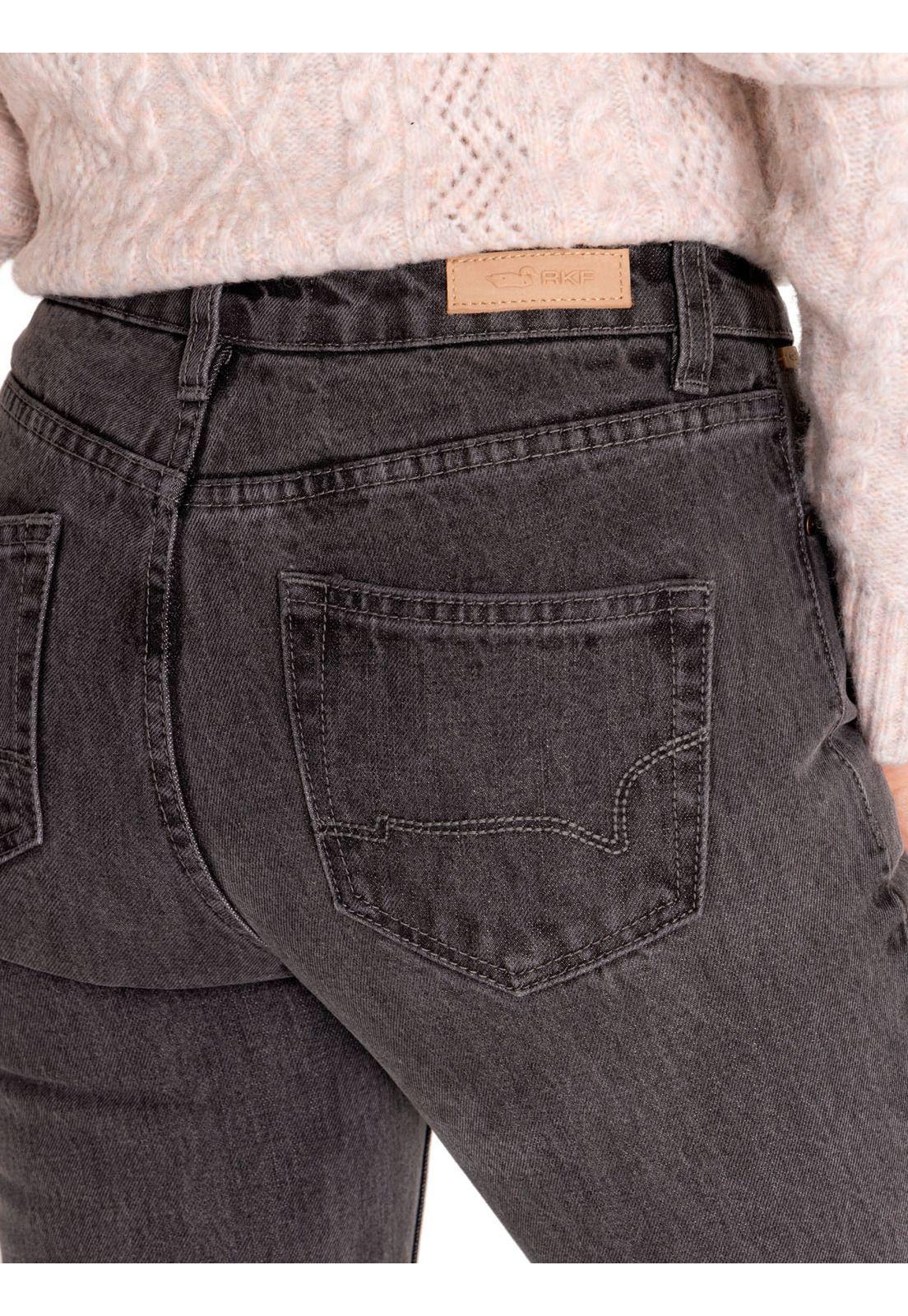 Jeans Algodón Orgánico Mujer Macao Gris-8