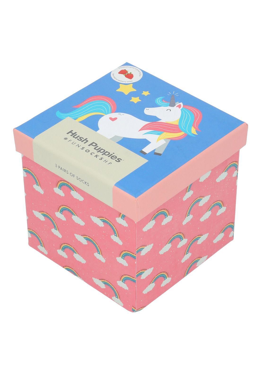 Calcetín Algodón Niña Pack Rainbow Multicolor-0