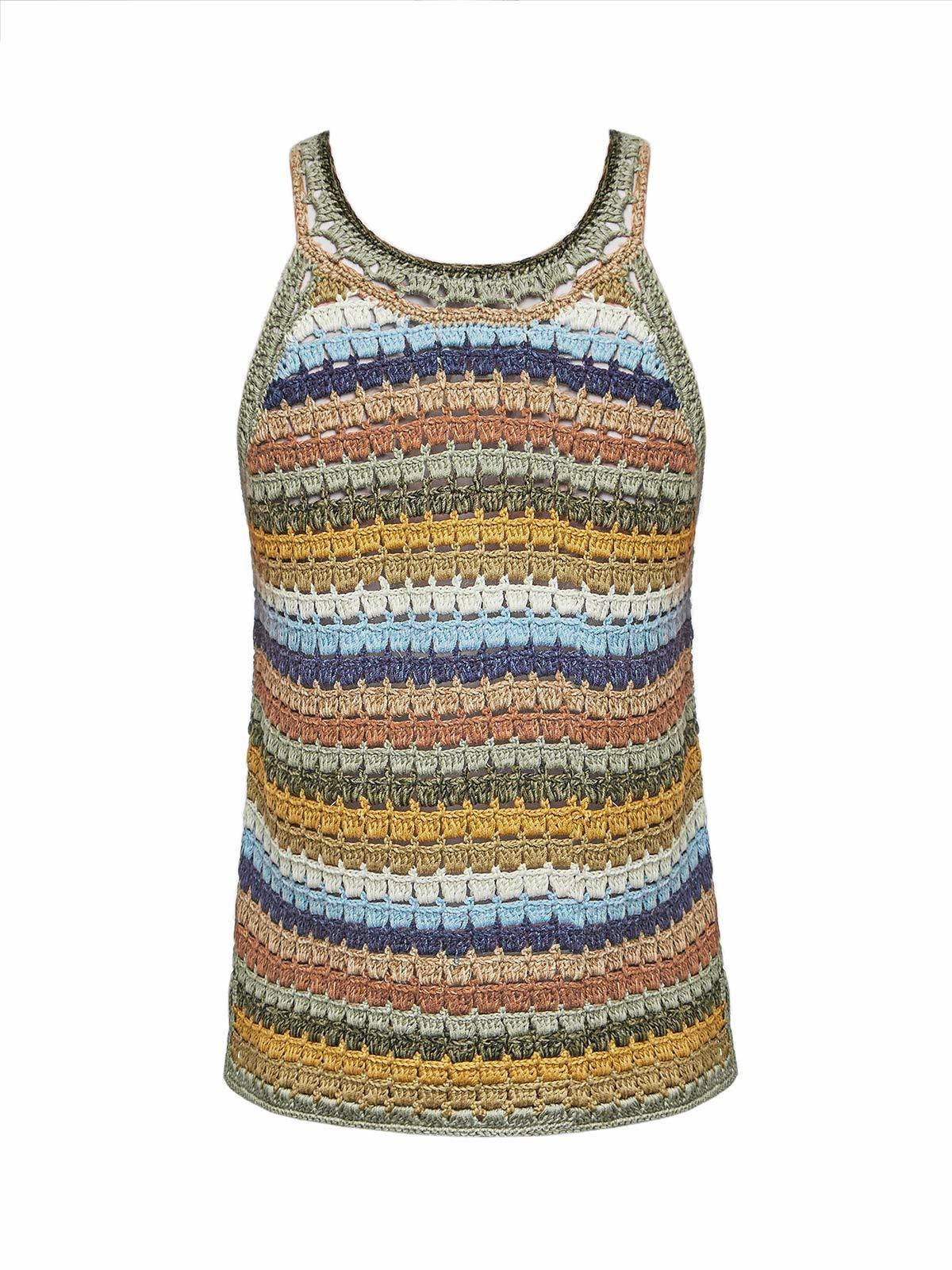 Polera Algodón Orgánico Mujer Mar Verde -1