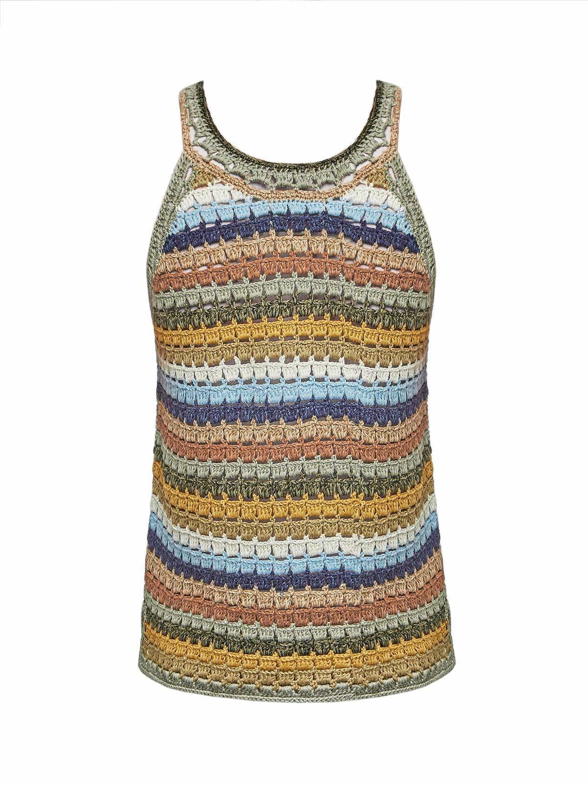 Polera Algodón Orgánico Mujer Mar Verde -1