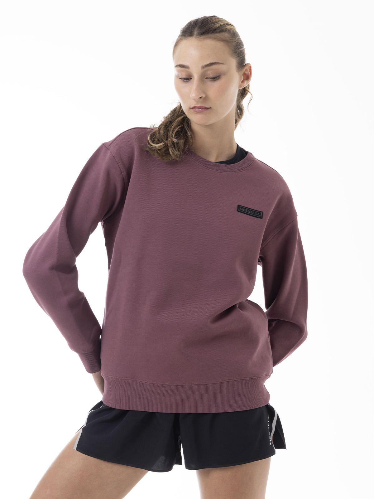 Polerón Mujer Urban Essential Crewneck Morado-0