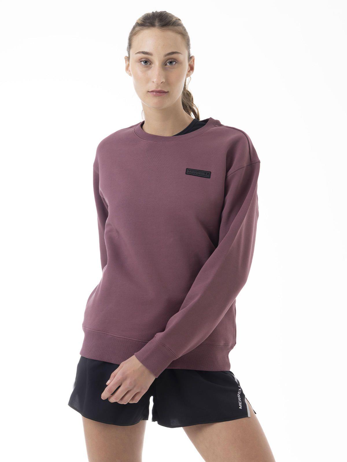Polerón Mujer Urban Essential Crewneck Morado-3