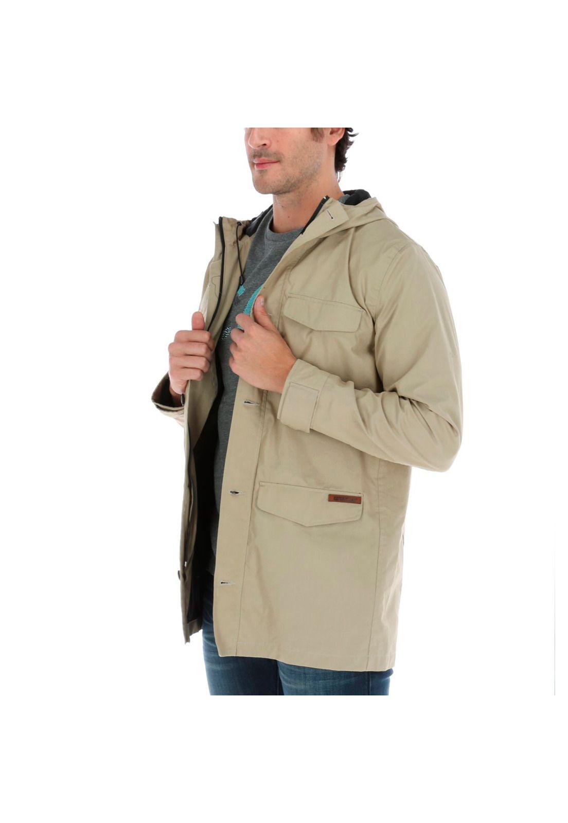 CHAQUETA HOMBRE BEARTOOTH RAIN JCKT BEIGE-1