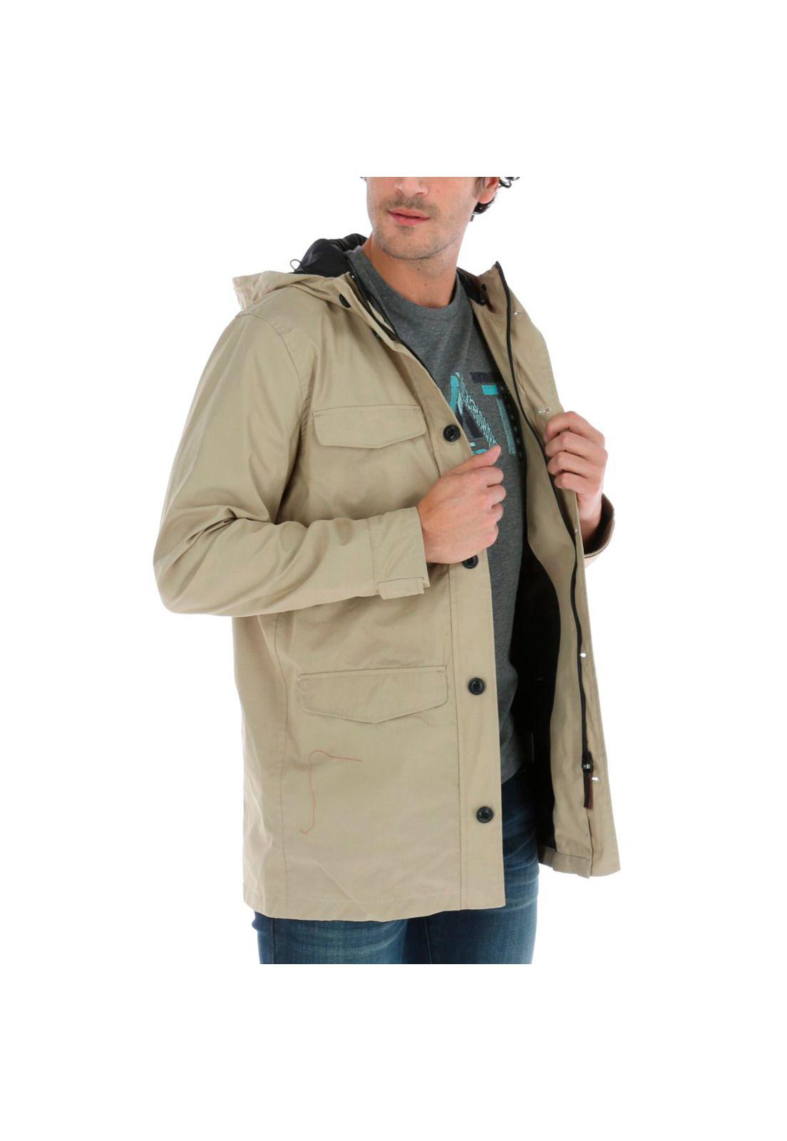 CHAQUETA HOMBRE BEARTOOTH RAIN JCKT BEIGE-3