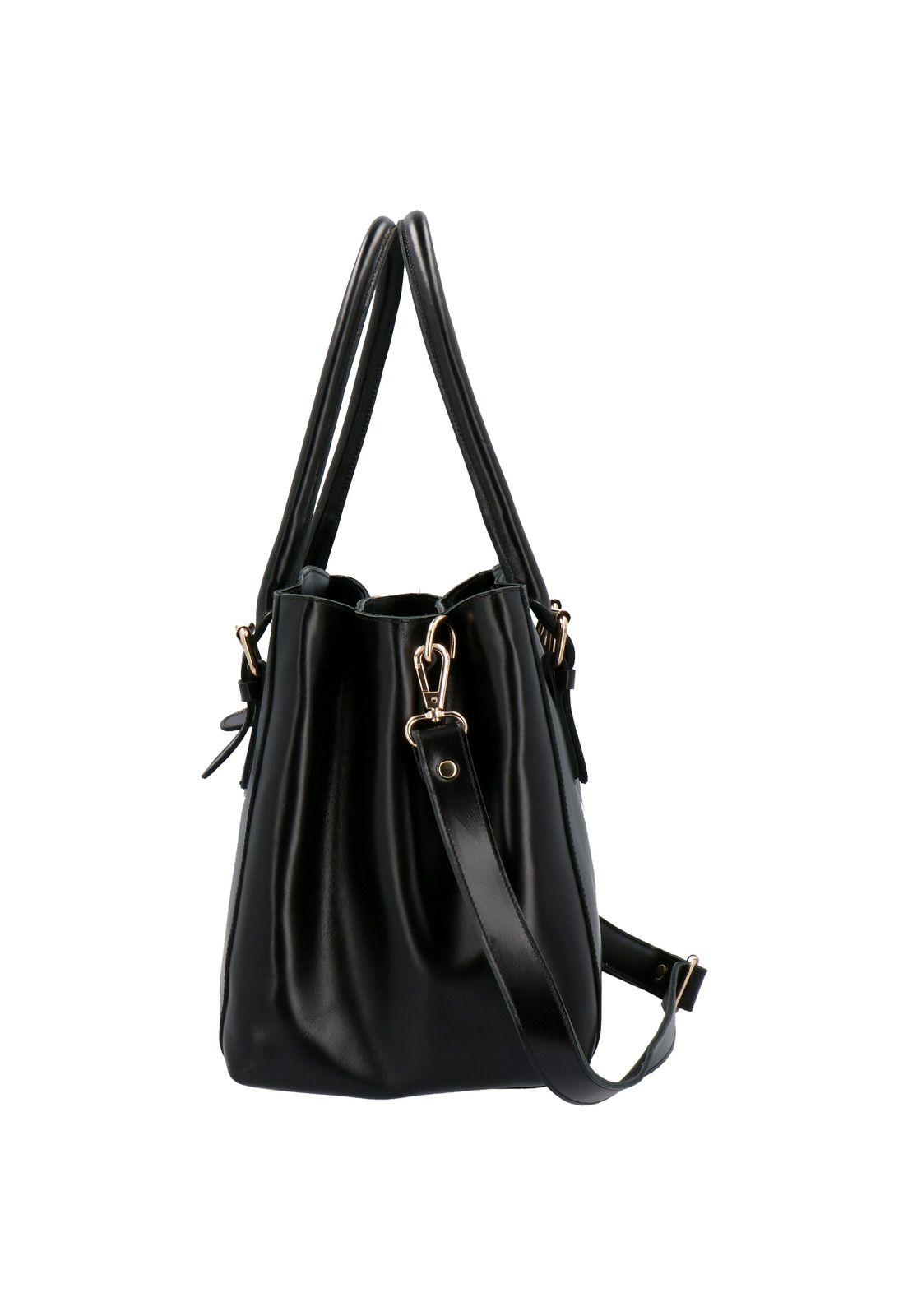 Cartera Cuero Zafiro Bag Negro Mujer-2