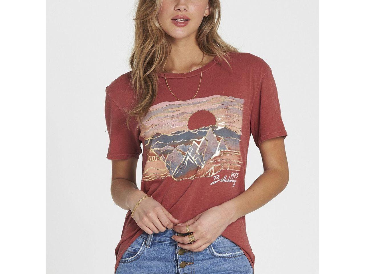 Polera Manga Corta Be A Tourist Redwood-0