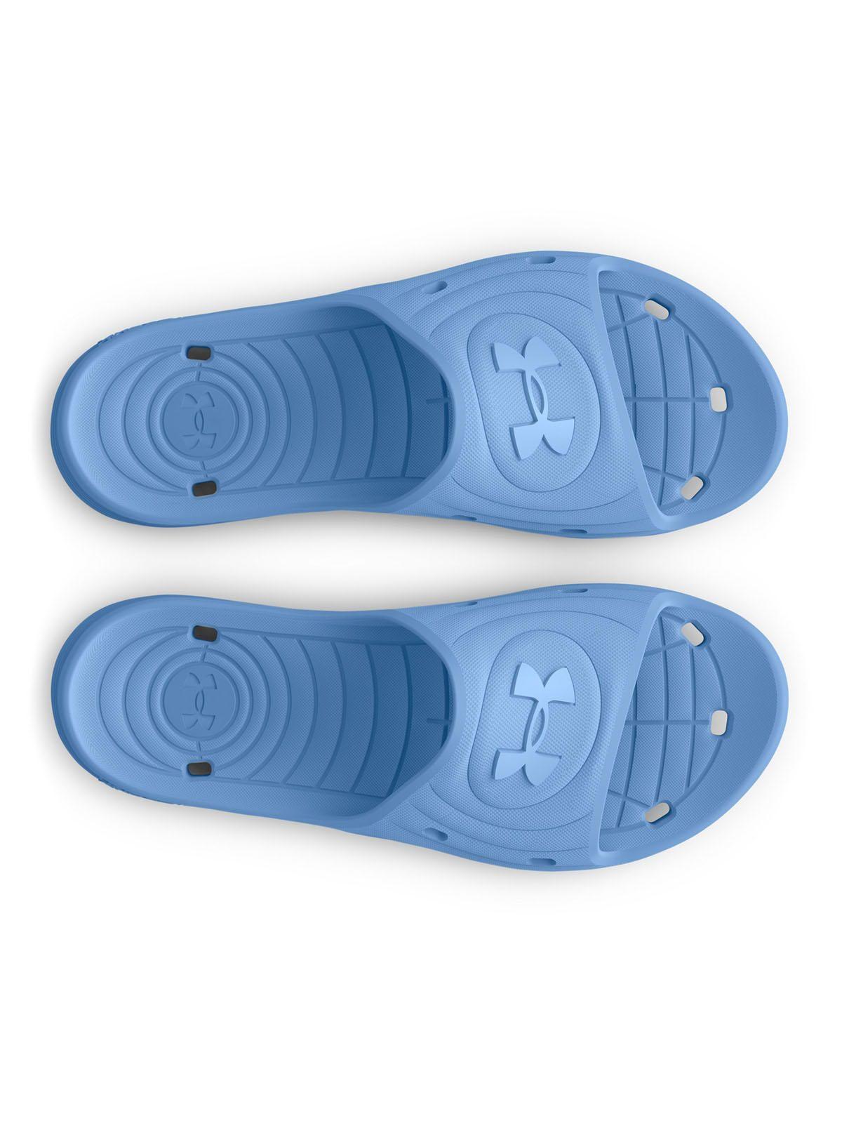 Sandalias UA Locker IV para hombre Azul-4