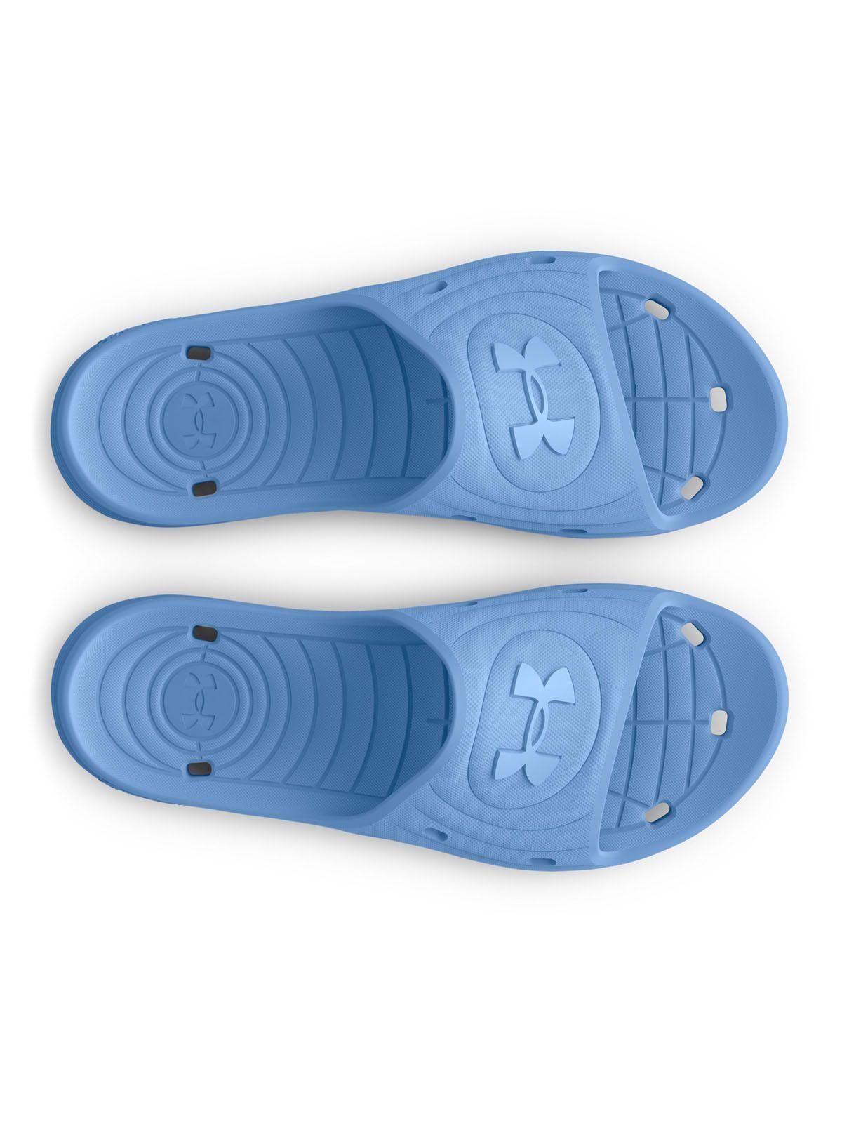 Sandalias UA Locker IV para hombre Azul-4