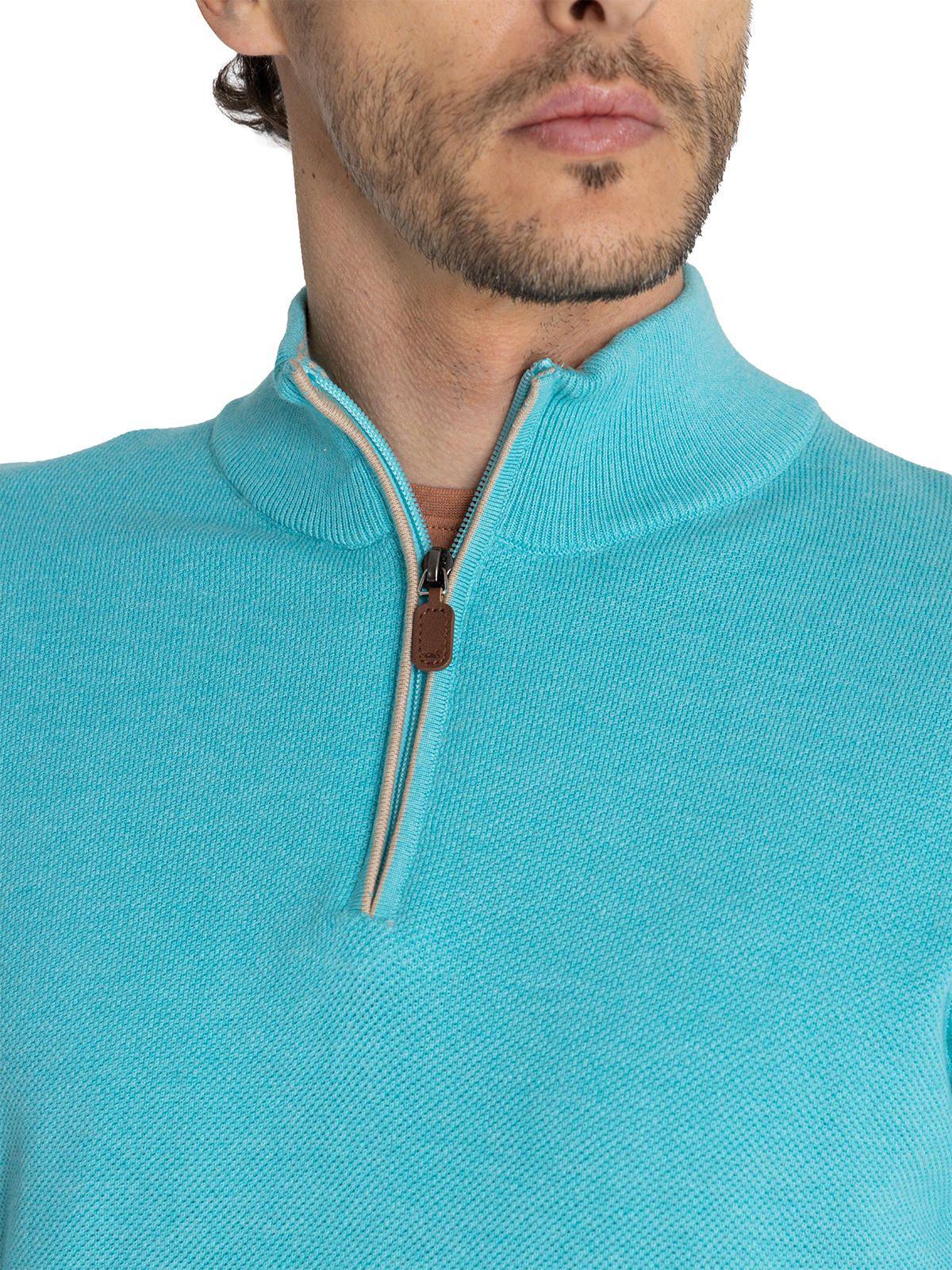 Chaleco Algodón Orgánico Azul Bilbao Hombre -6