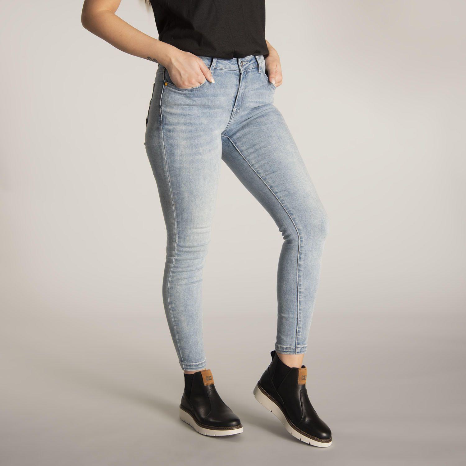 Jeans Mujer Symbol High Rise Str Azul-1