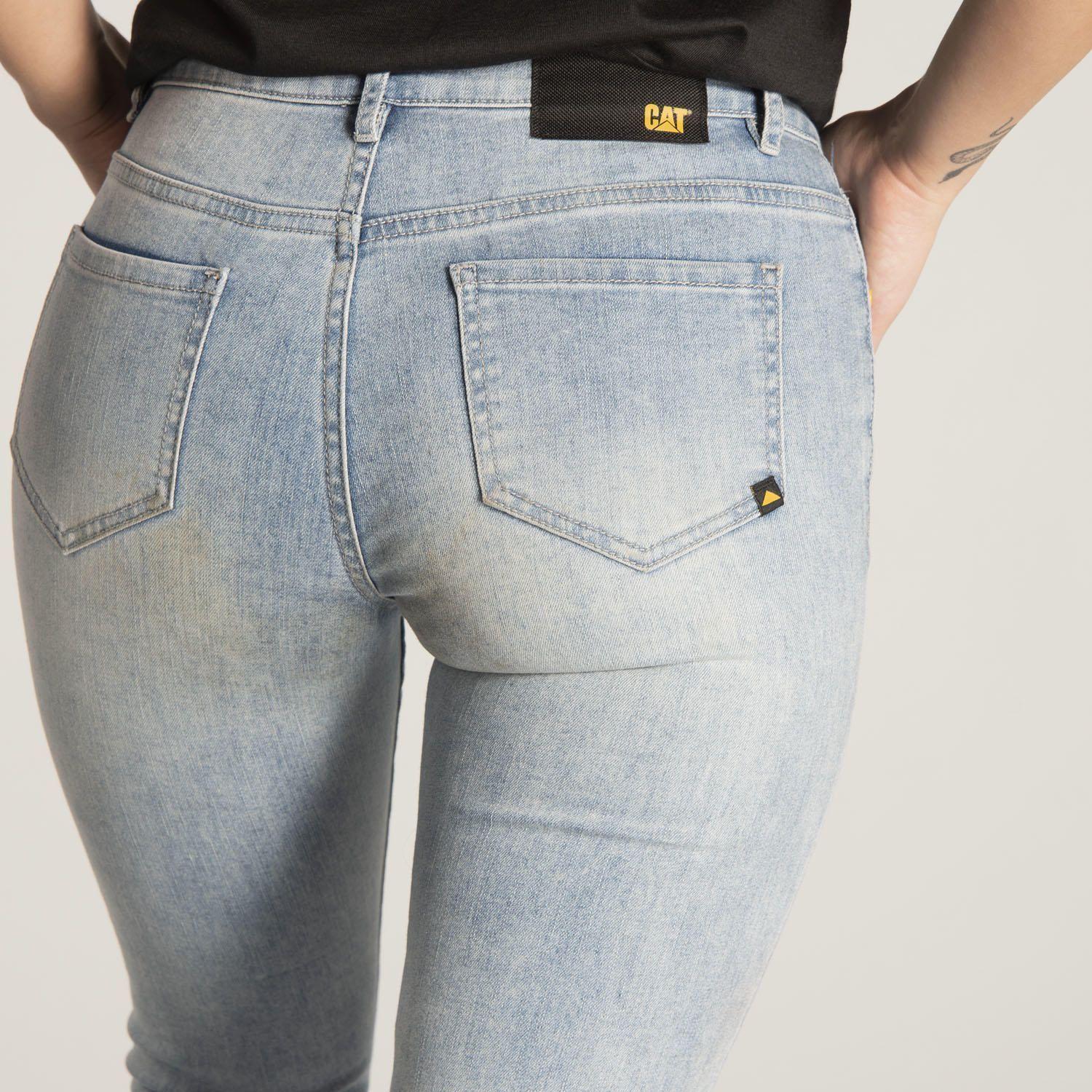 Jeans Mujer Symbol High Rise Str Azul-4
