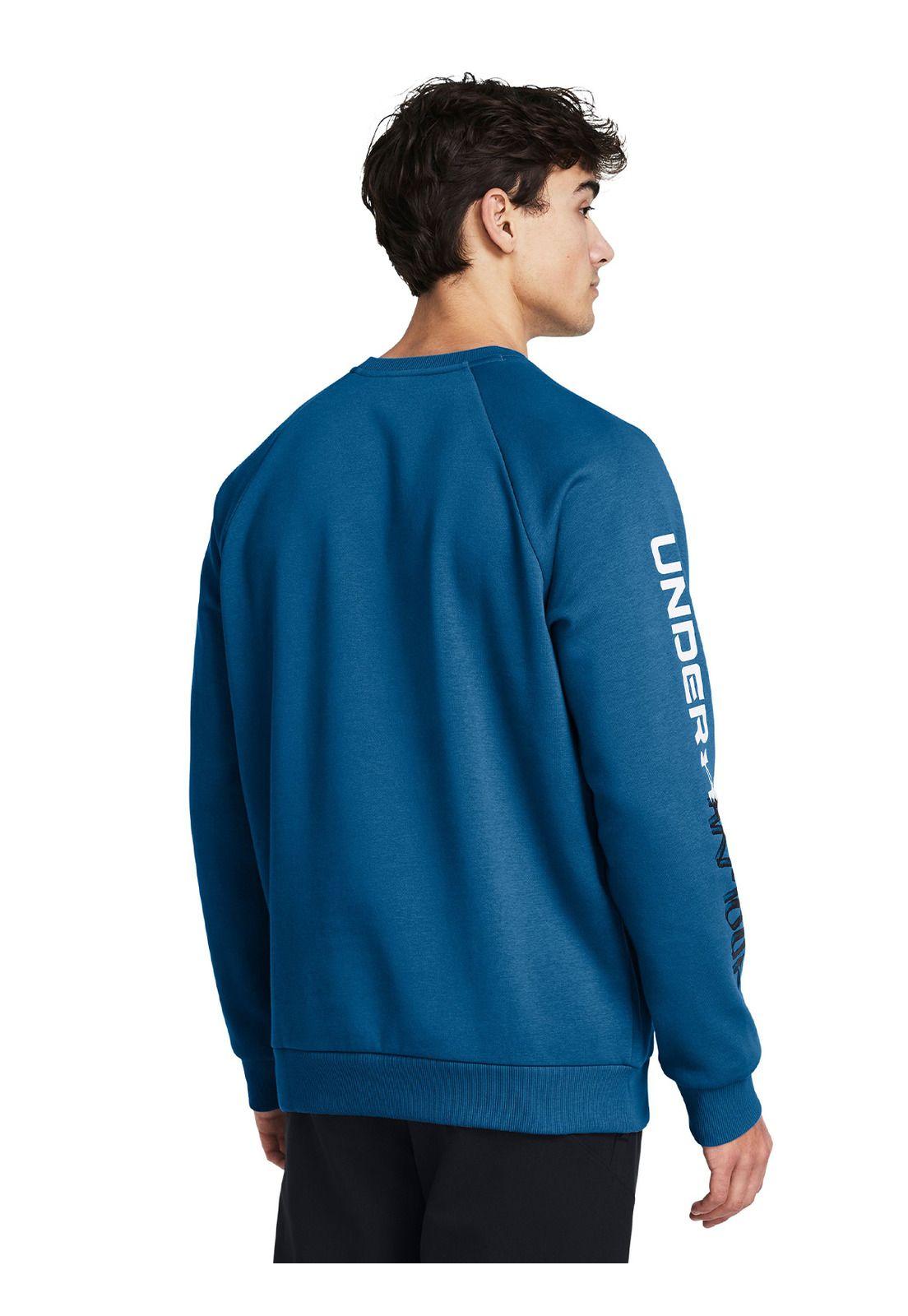Polerón Rival Fleece Multiprnt hombre Azul-1