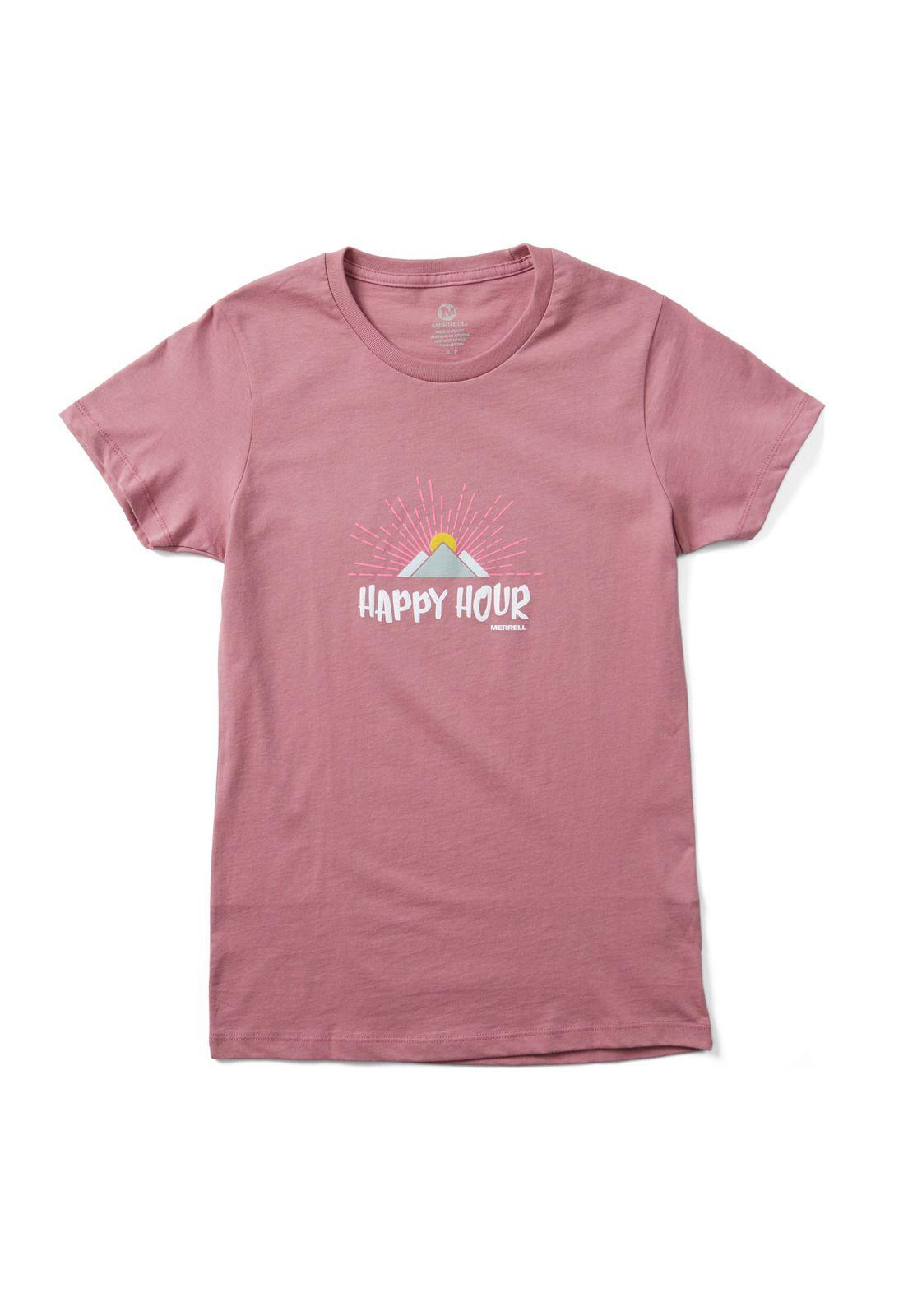 Polera Manga Corta W Happyhr Vneck Fucsia-0