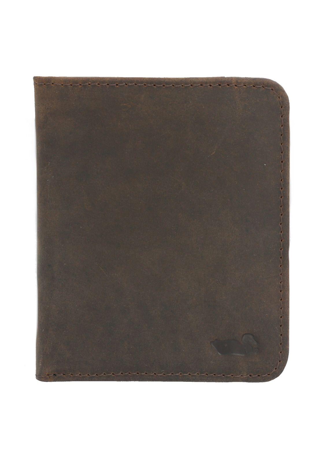 Billetera Cuero Unisex Ohu Indo Café-0