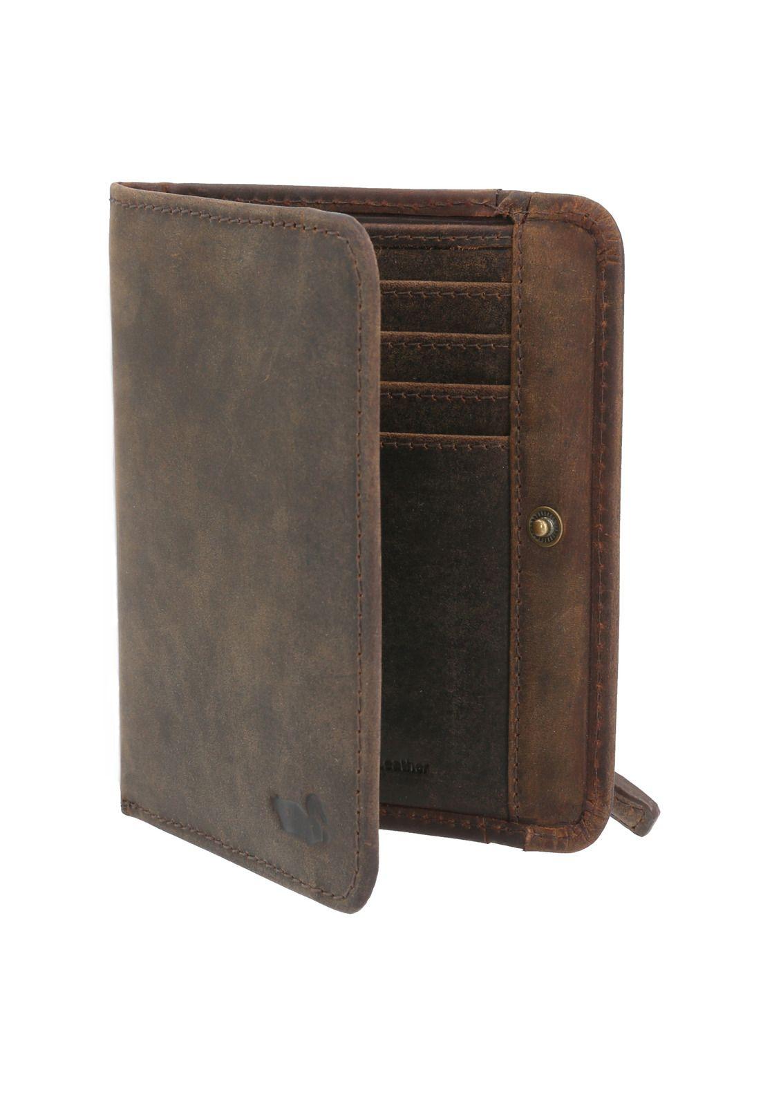 Billetera Cuero Unisex Ohu Indo Café-4