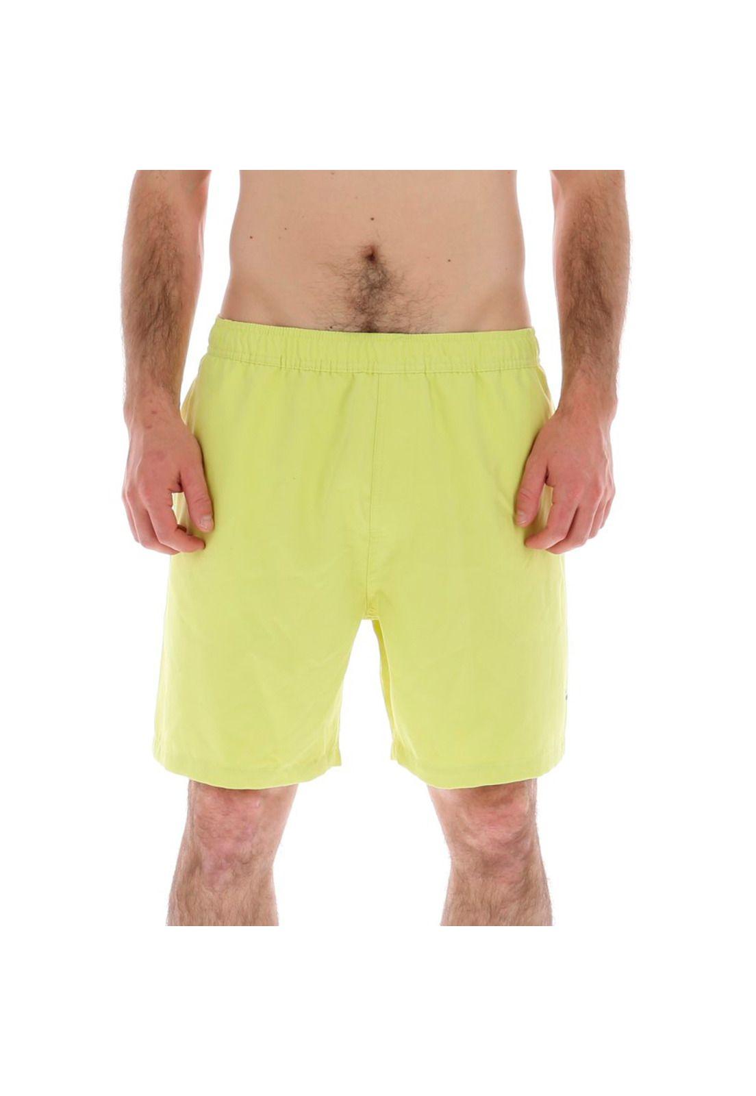 Traje De Baño Hombre Plain Amarillo 7Veinte-0