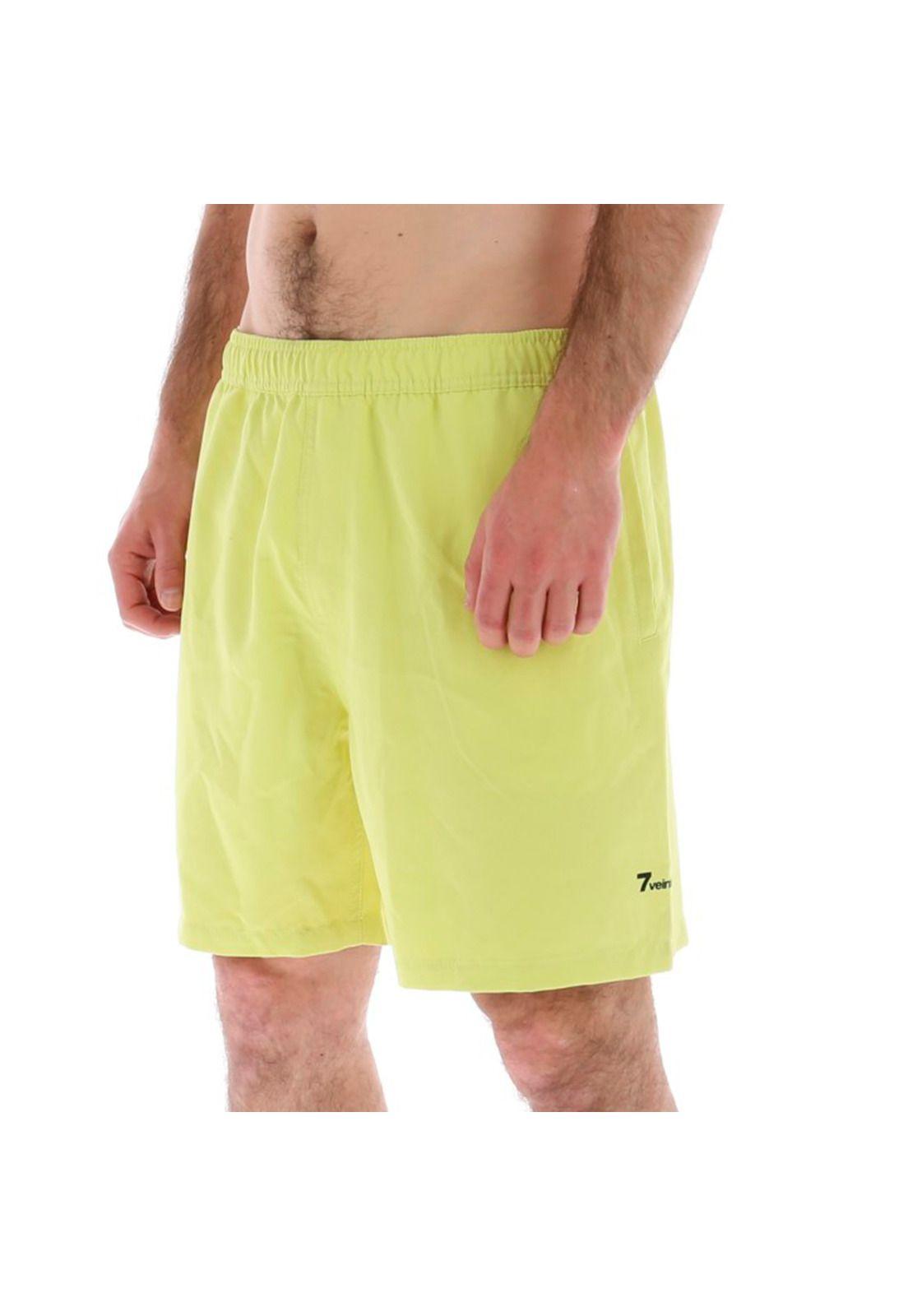 Traje De Baño Hombre Plain Amarillo 7Veinte-1