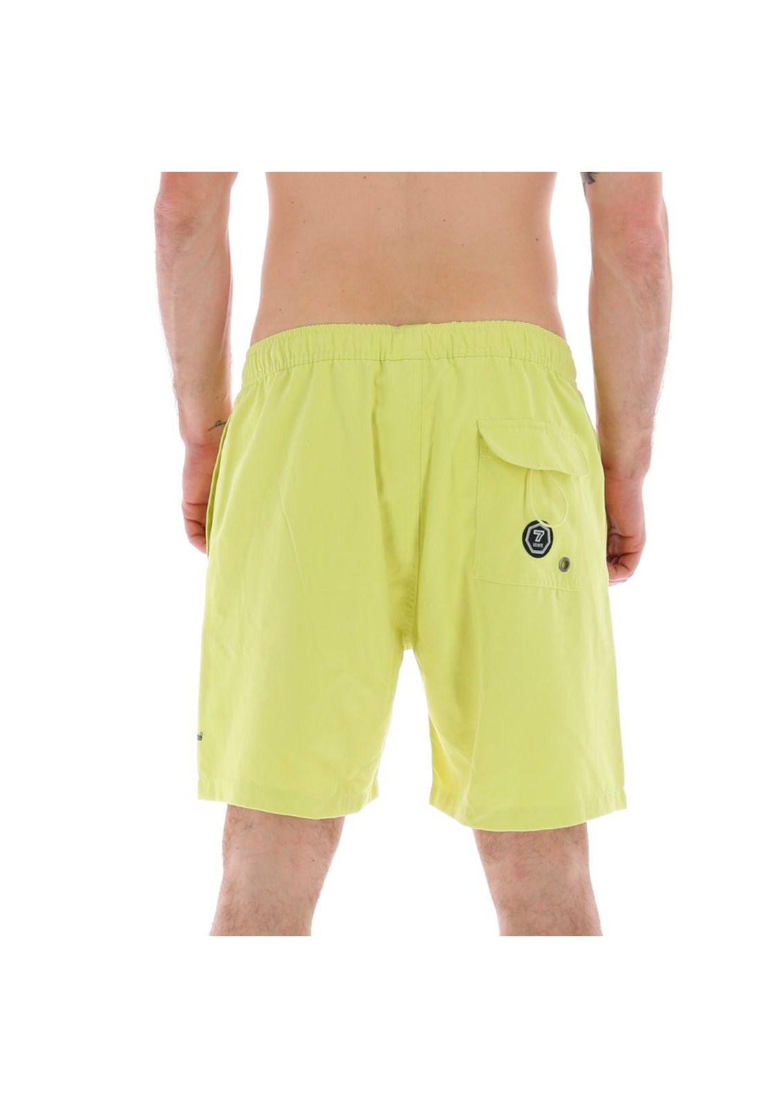 Traje De Baño Hombre Plain Amarillo 7Veinte-2