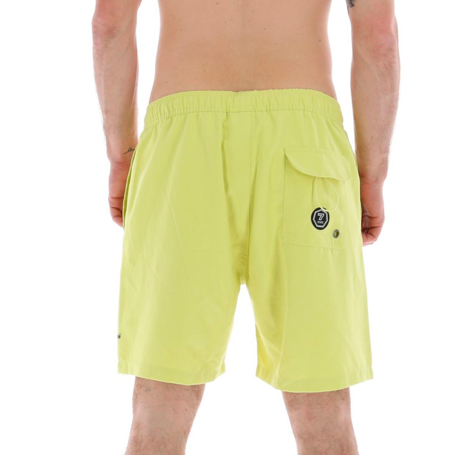 Traje De Baño Hombre Plain Amarillo 7Veinte-2