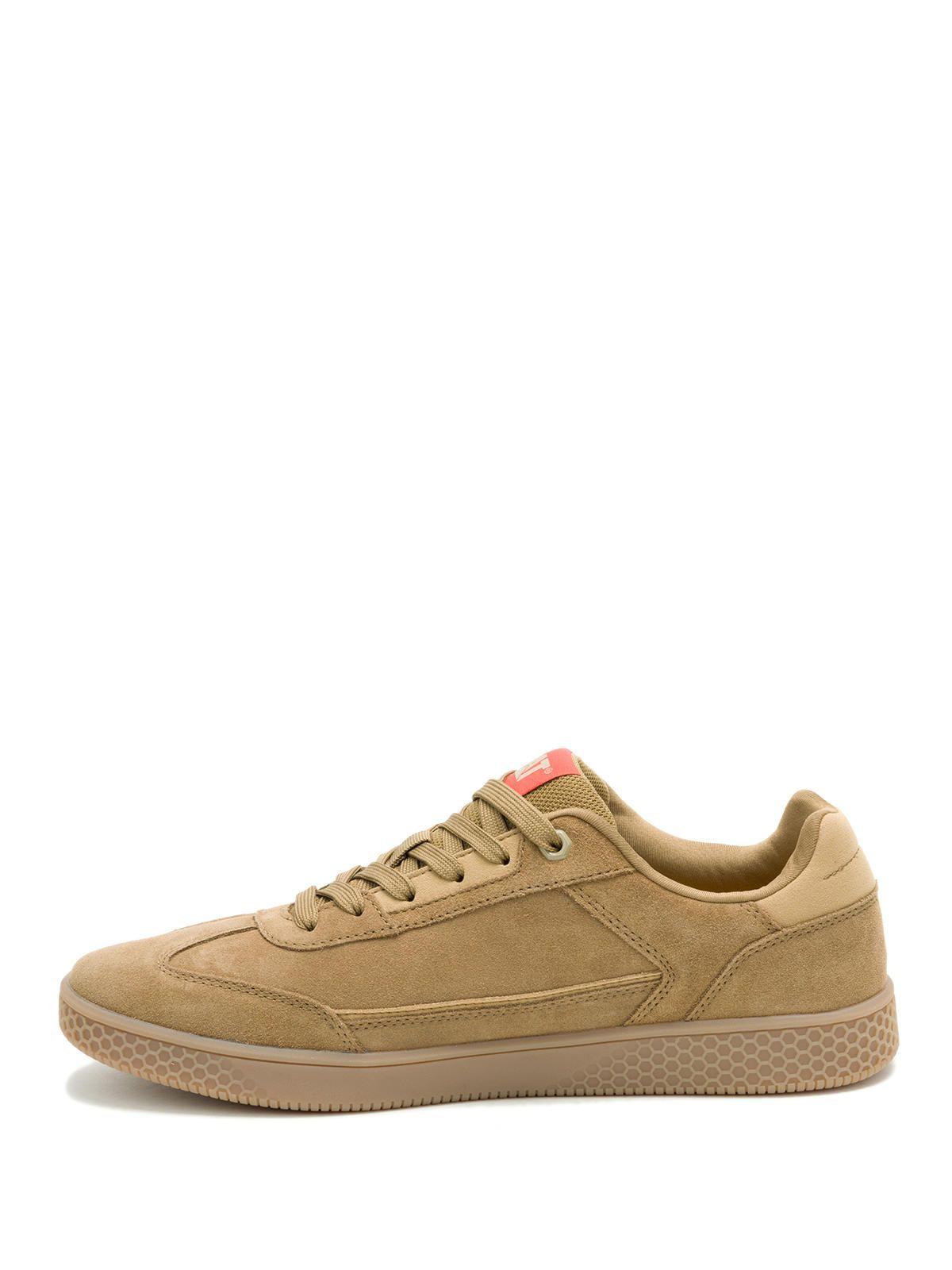 Zapatilla Cuero Hombre Pause Retro T-Toe Café Claro-3