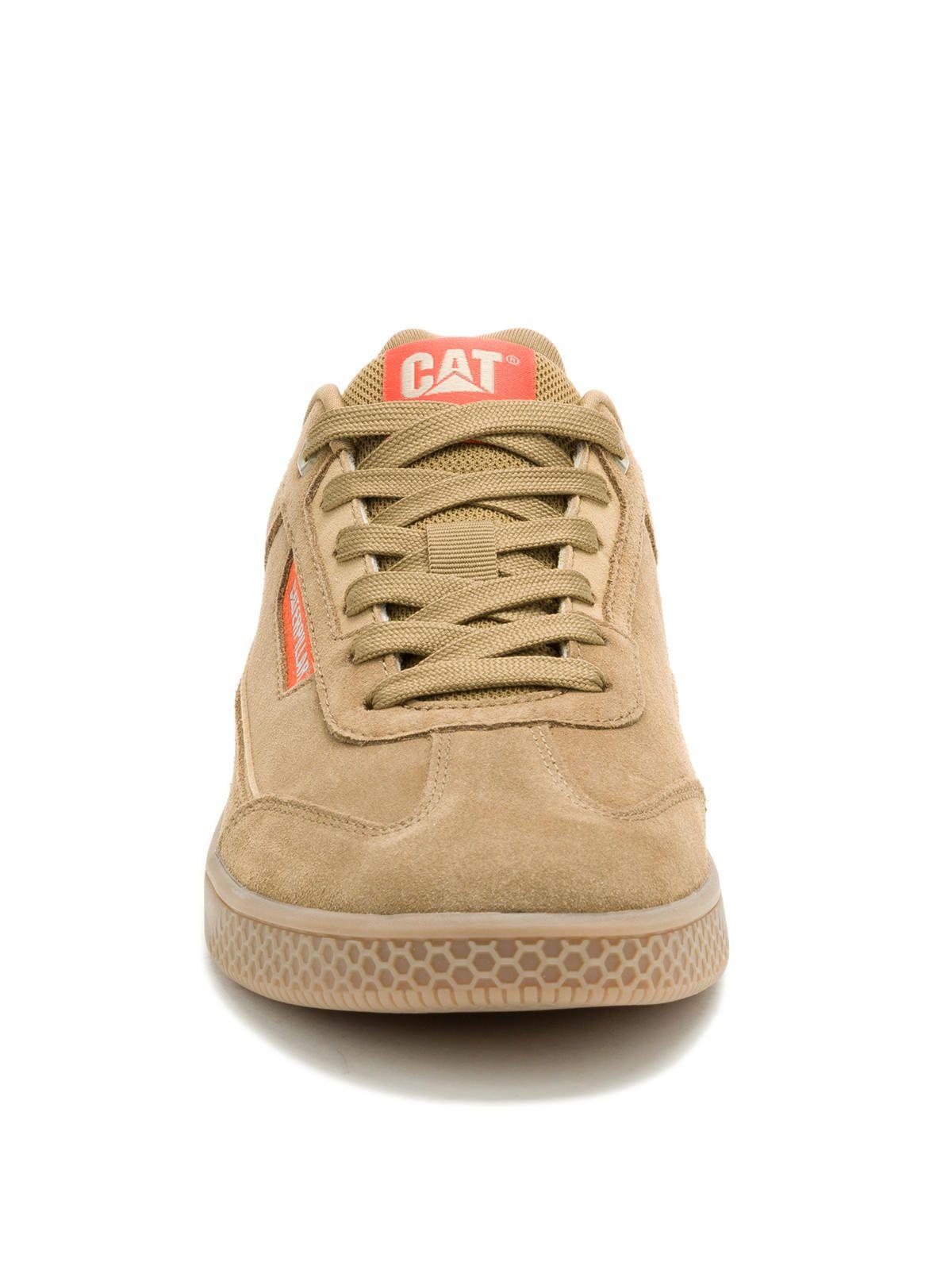 Zapatilla Cuero Hombre Pause Retro T-Toe Café Claro-4