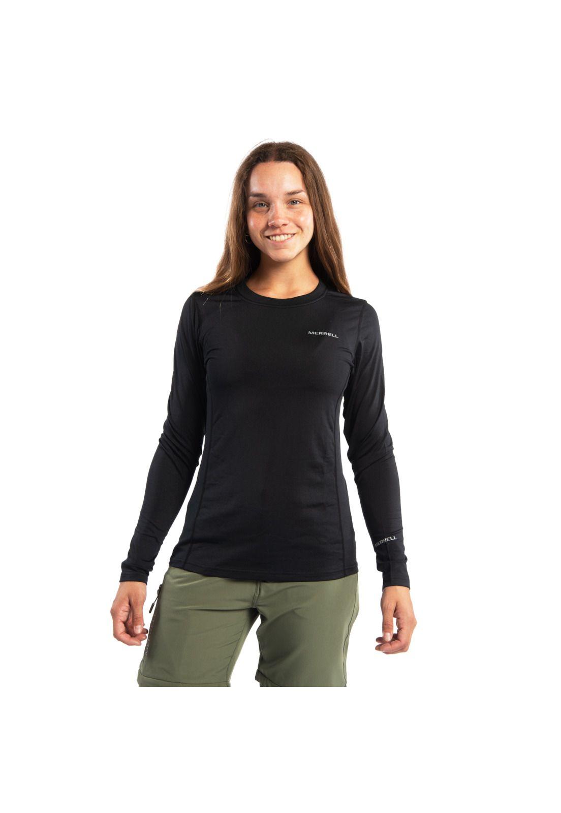Polera Primera Capa Mujer Top Negro-0