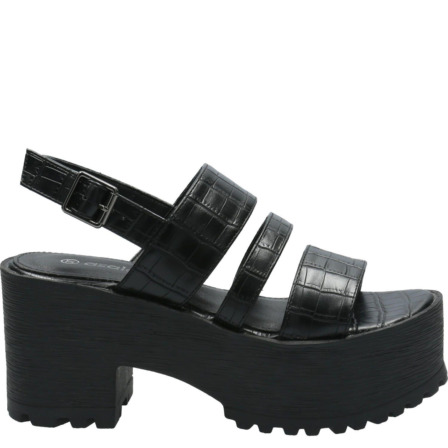 Sandalia Mujer Motivated Negro-3