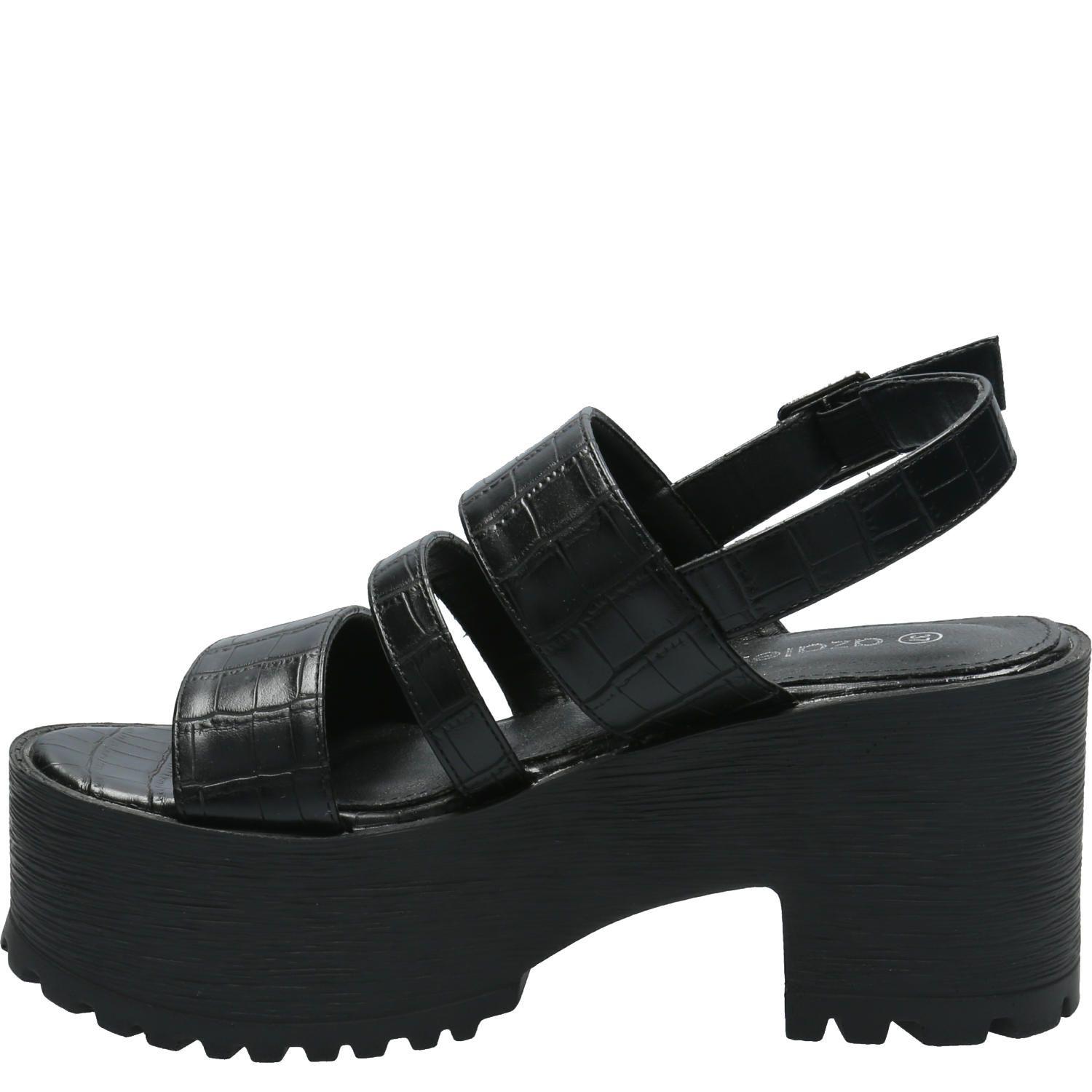 Sandalia Mujer Motivated Negro-6