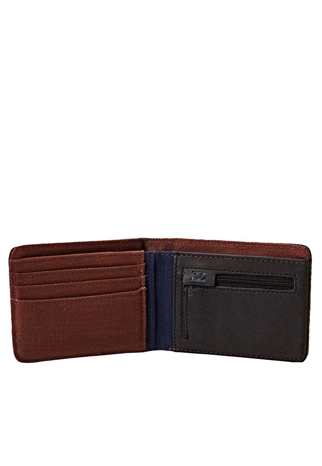 Billetera Hombre Dimension Twill Azul Petróleo-1