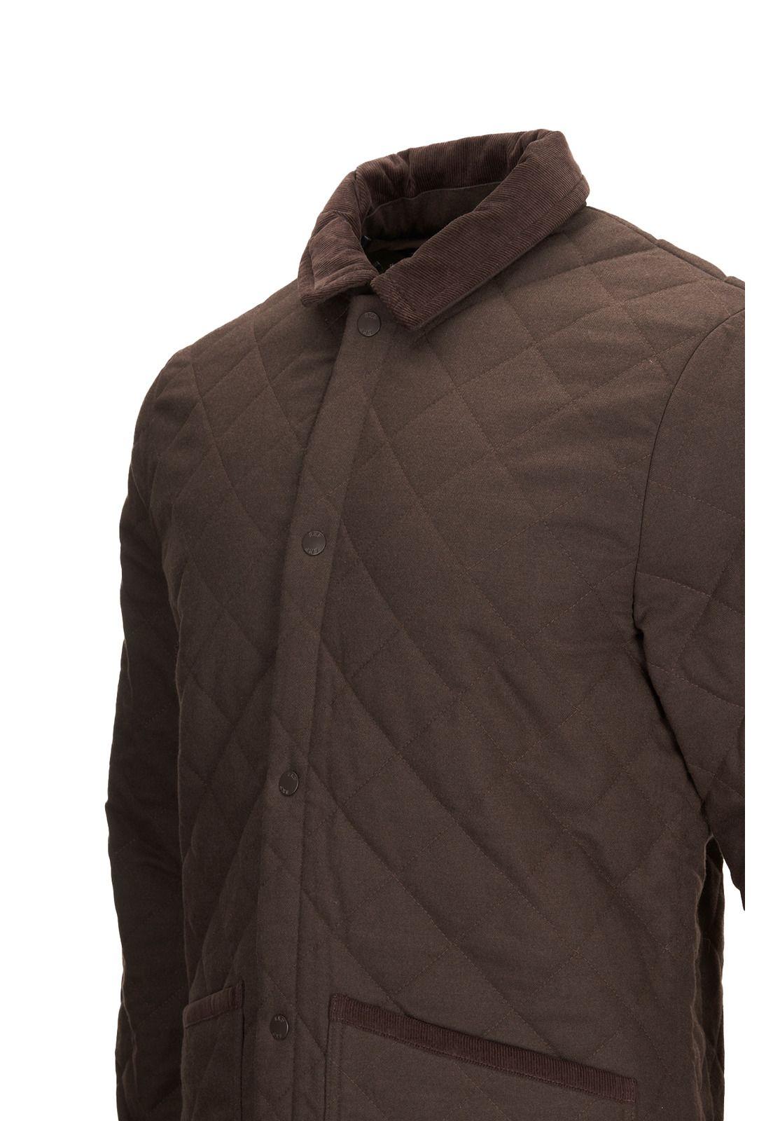 Chaqueta Hombre Stitch Café-3