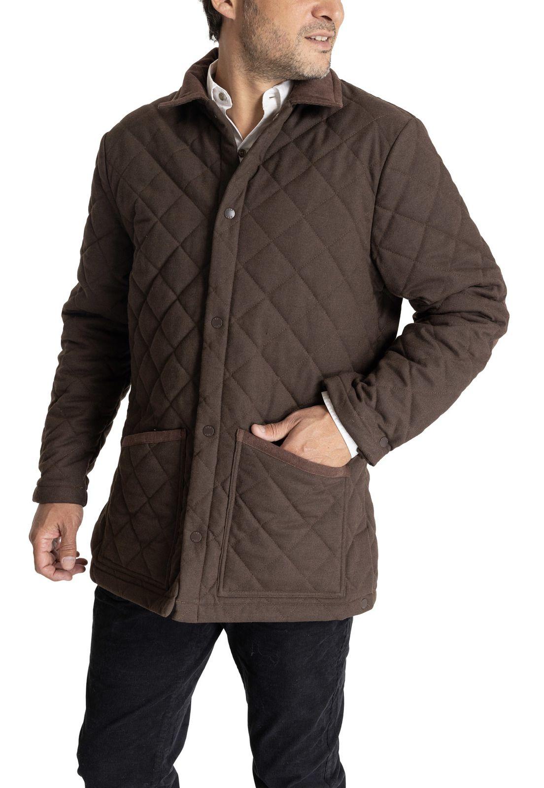 Chaqueta Hombre Stitch Café-4
