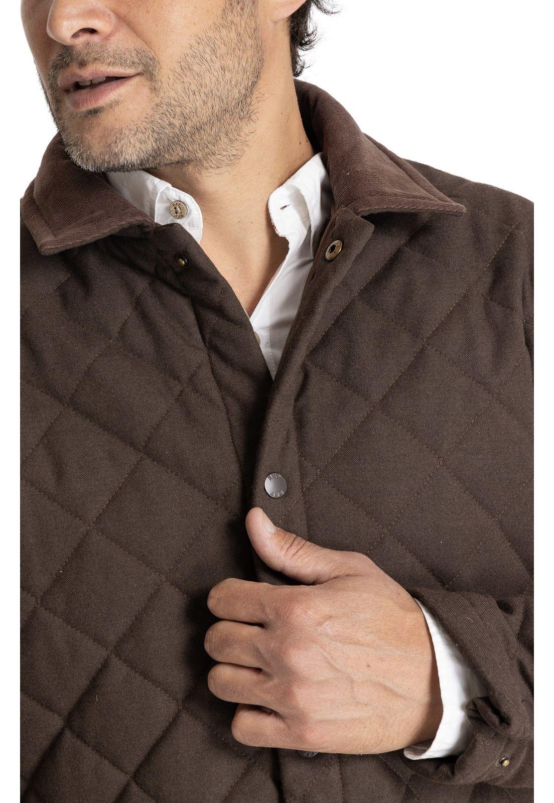 Chaqueta Hombre Stitch Café-6