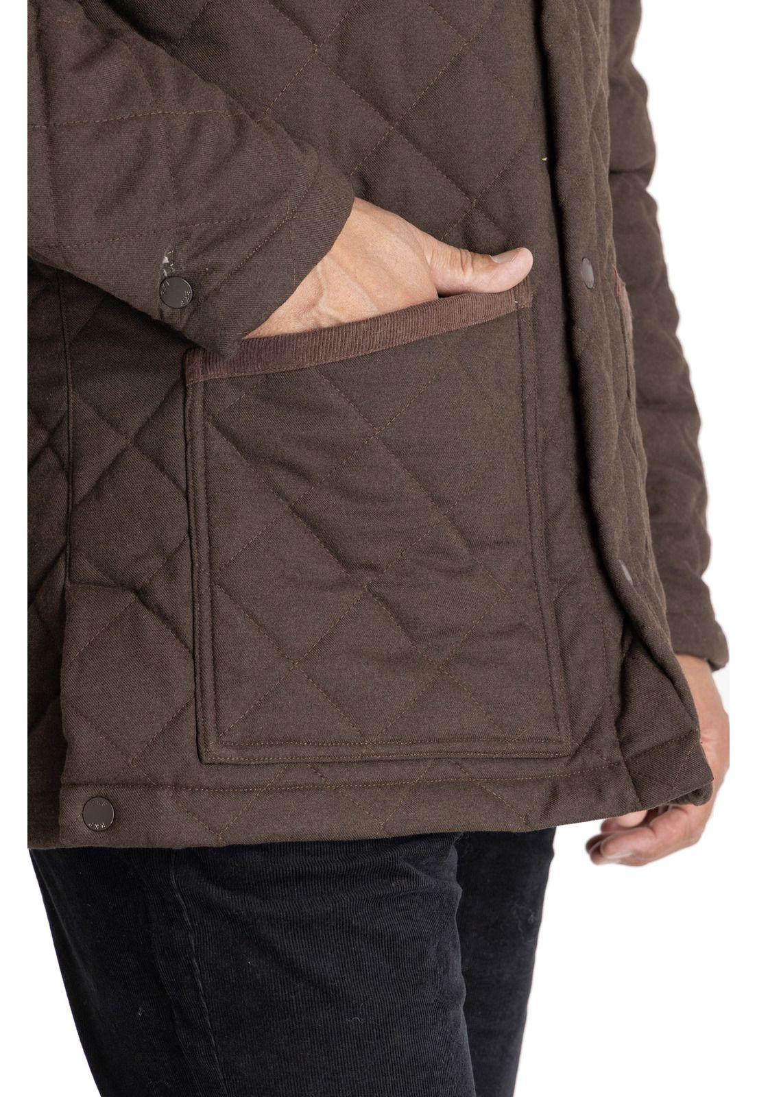 Chaqueta Hombre Stitch Café-7