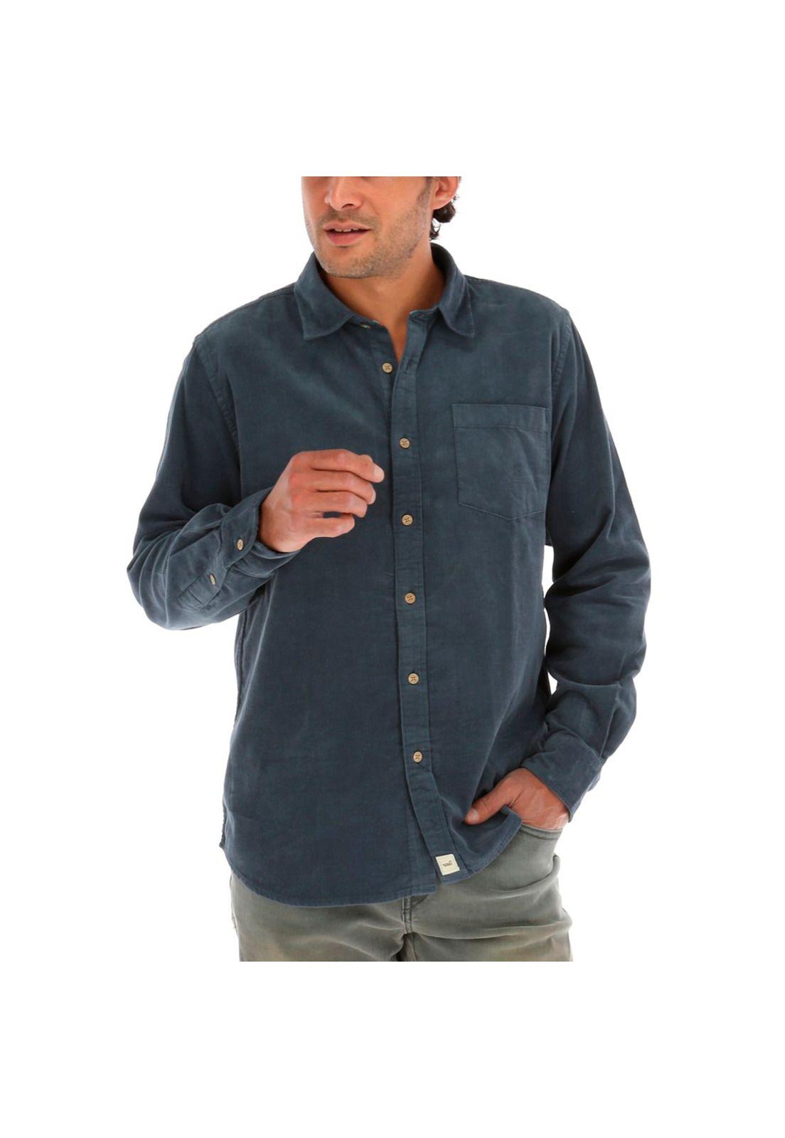 Camisa Corduroy Rockford Azul-0