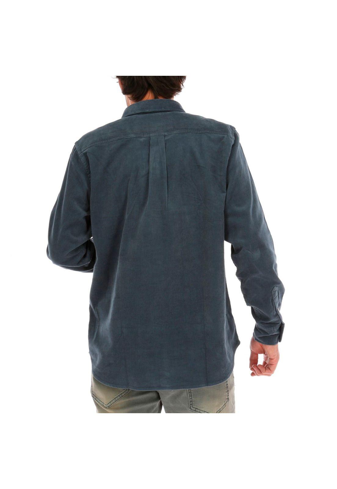 Camisa Corduroy Rockford Azul-1