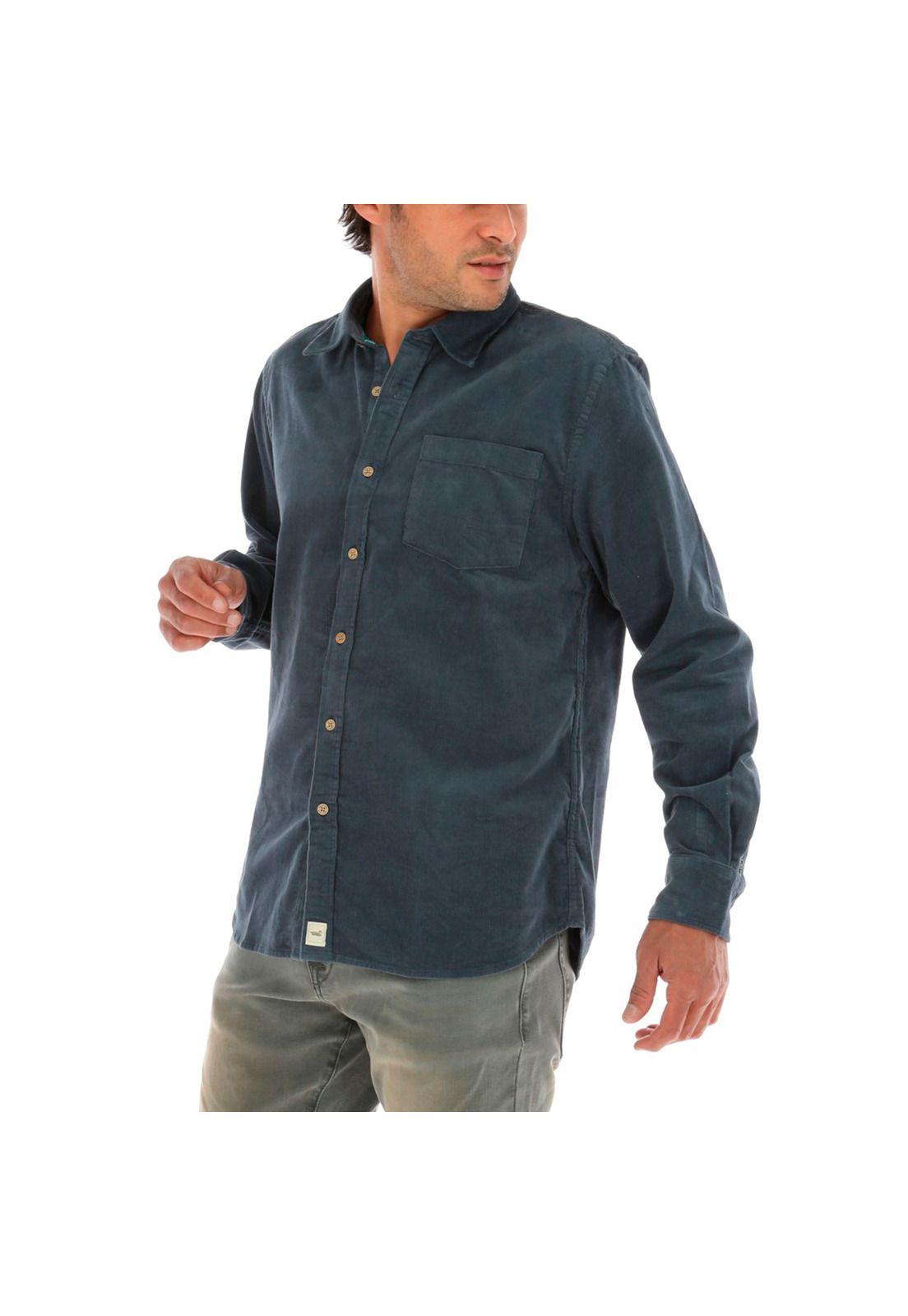 Camisa Corduroy Rockford Azul-2