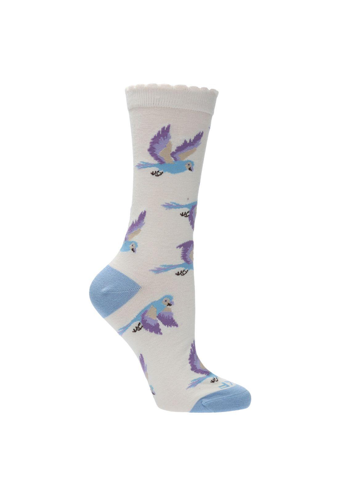 Calcetin Casual Rfv23W St Parrot Beige Mujer-0